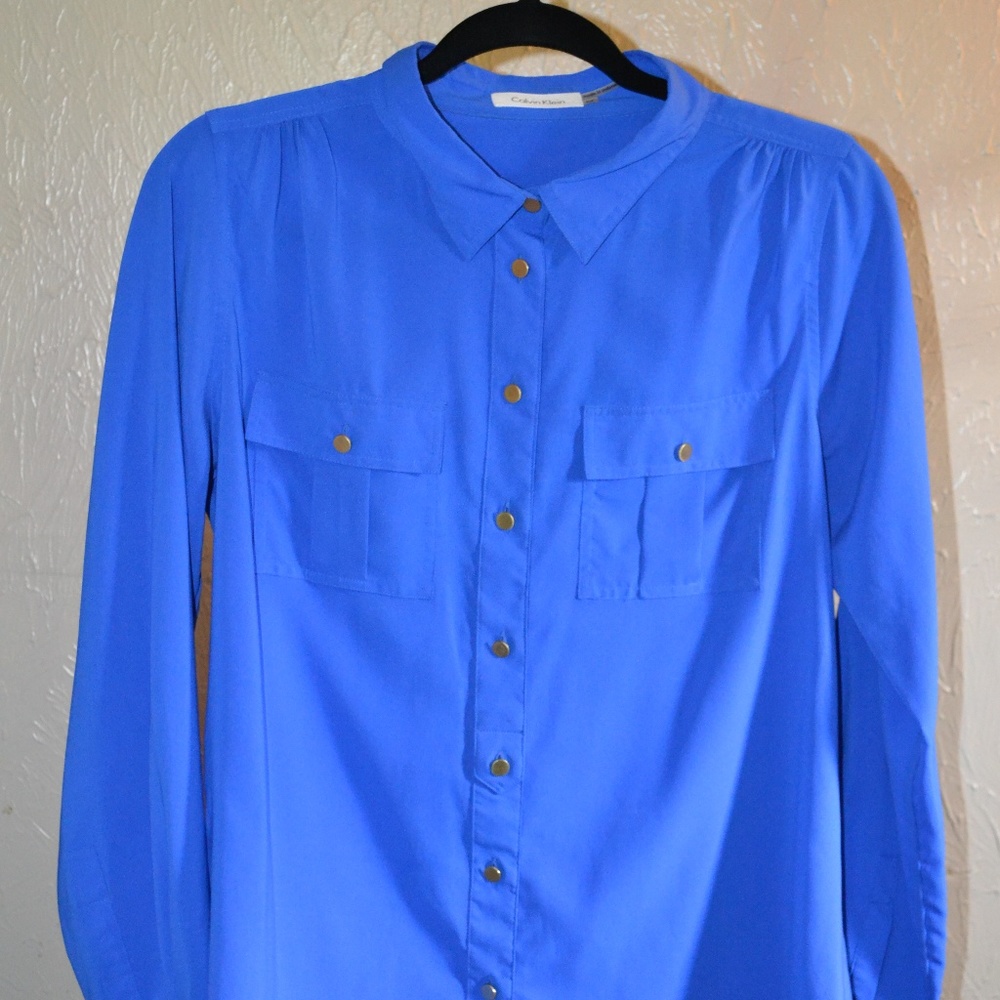 Calvin Klein Long Sleeve Button Up